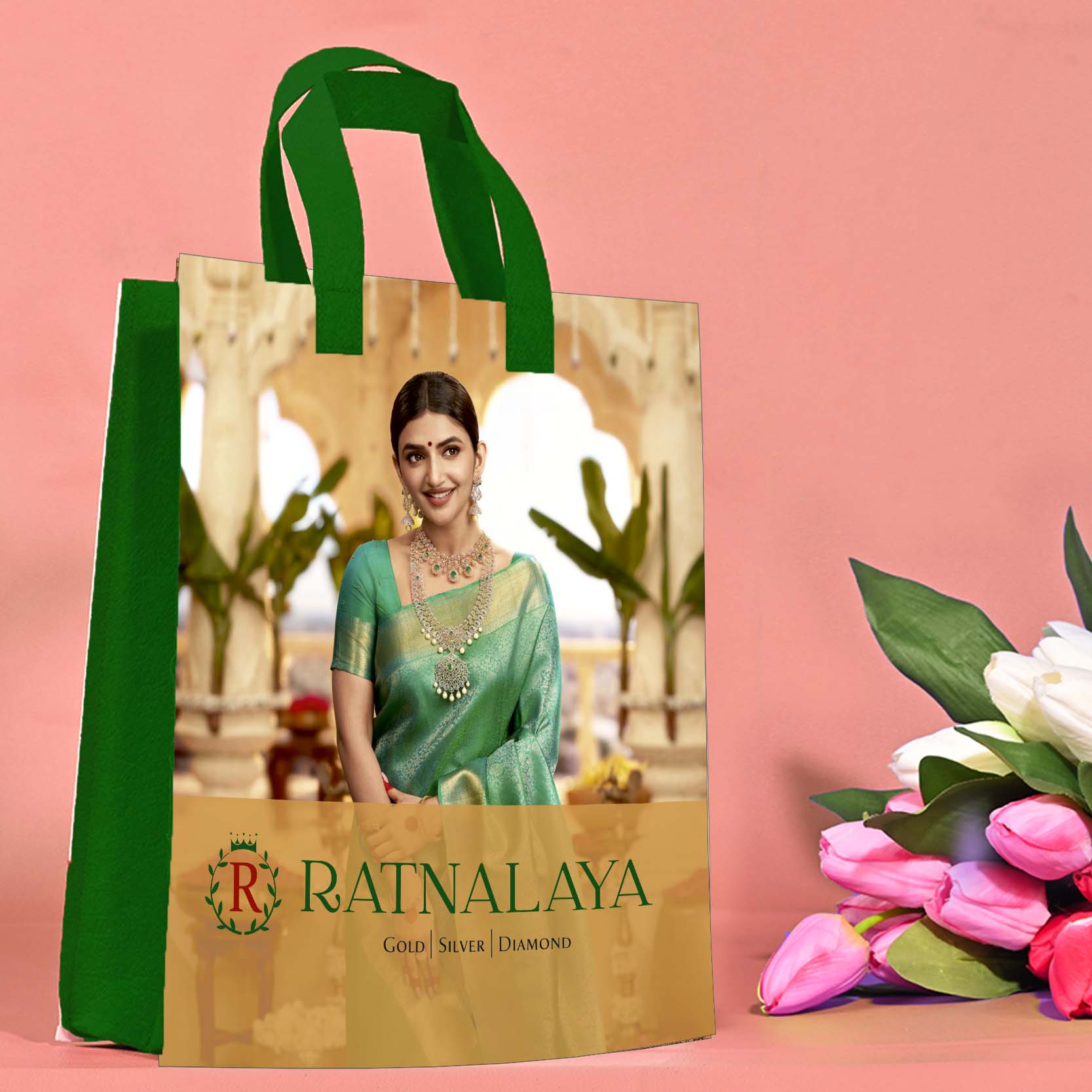 Customize Printed  JEWEL Gift Bag - bag24