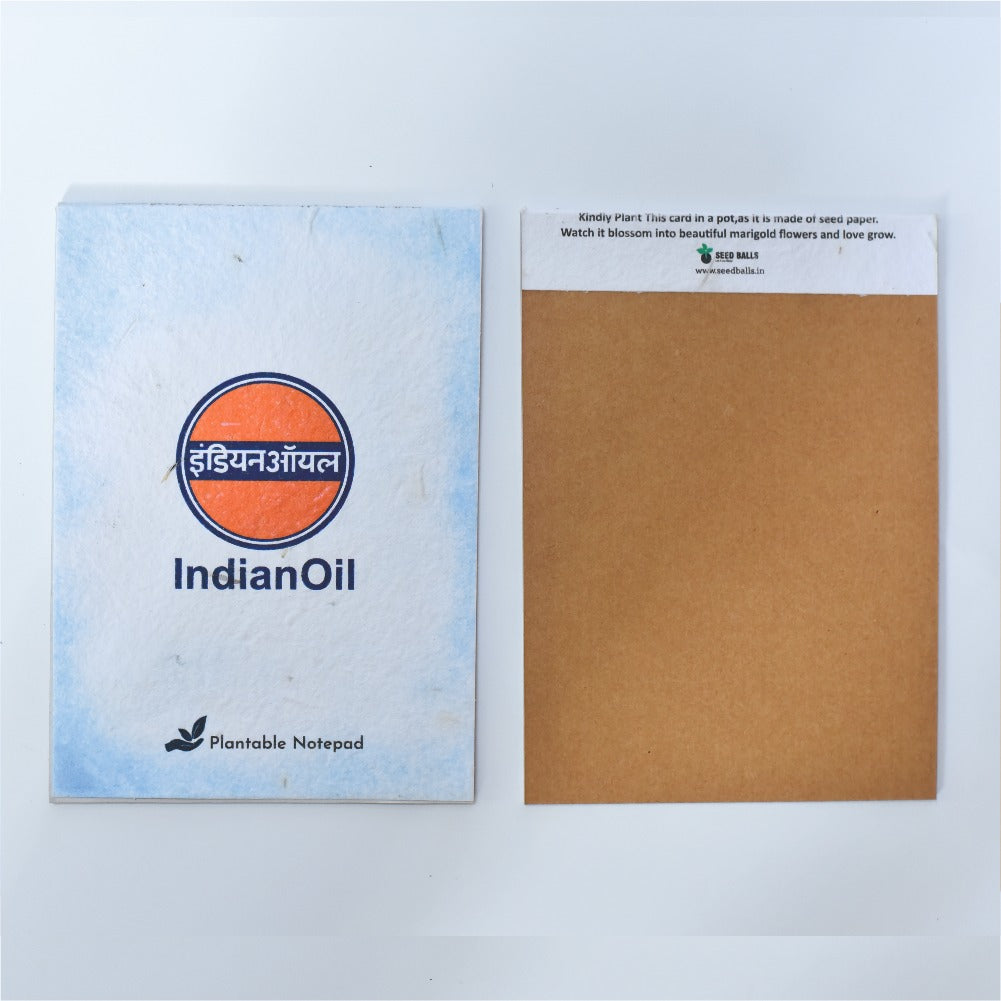 Eco-Friendly Plantable Seed Paper Notepad, Biodegradable Wildflower Se ...