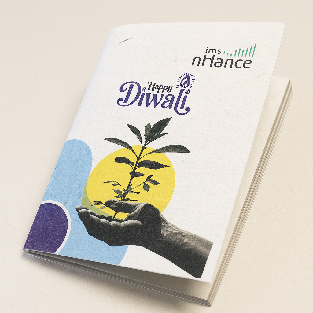 Eco-Friendly Plantable Seed Paper Notebook with Custom Branding – Sustainable Corporate Diwali Gift for Employees, Clients & Green CSR Campaigns