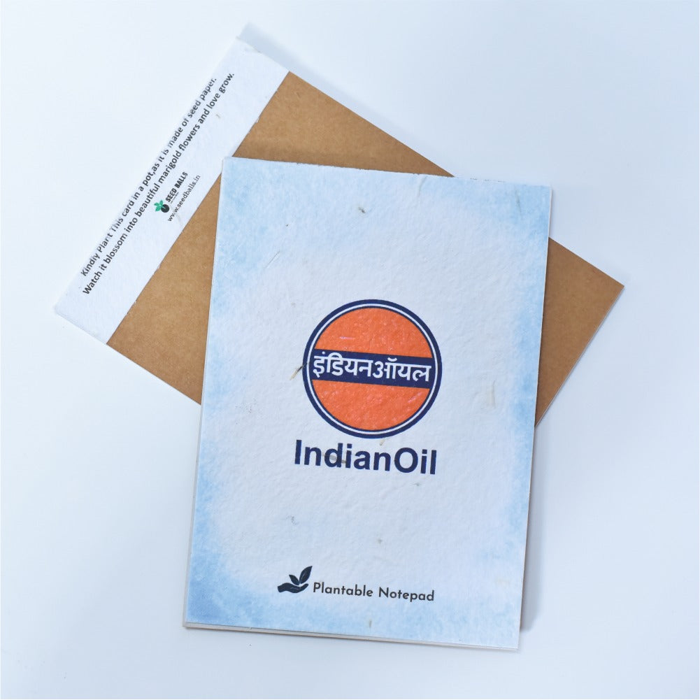 Eco-Friendly Plantable Seed Paper Notepad, Biodegradable Wildflower Se ...