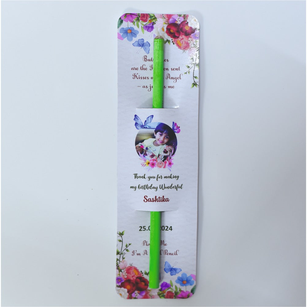 Eco friendly Seed Pencil with Customize Printed card for Birthday Return Gift