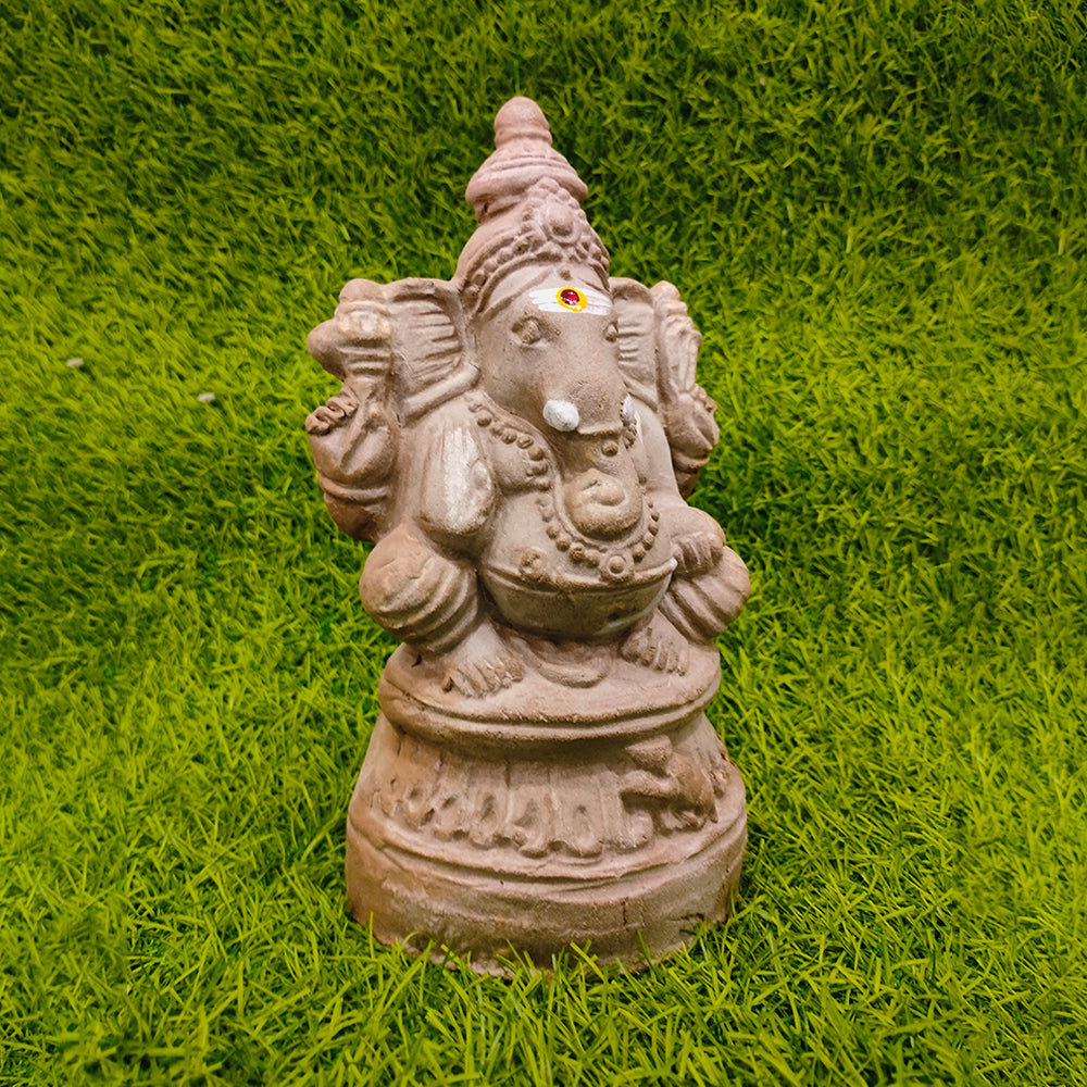 Eco Friendly Seed Ganapathy - 8.5 Inchs  ( Limited Stock)