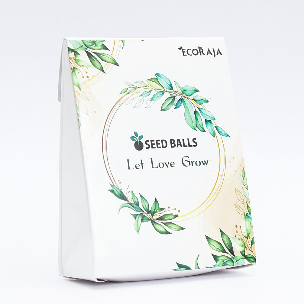 Pack of 5 Tree Seed Balls with Elegant Gift Box & Satin Bow. Eco-Frien ...