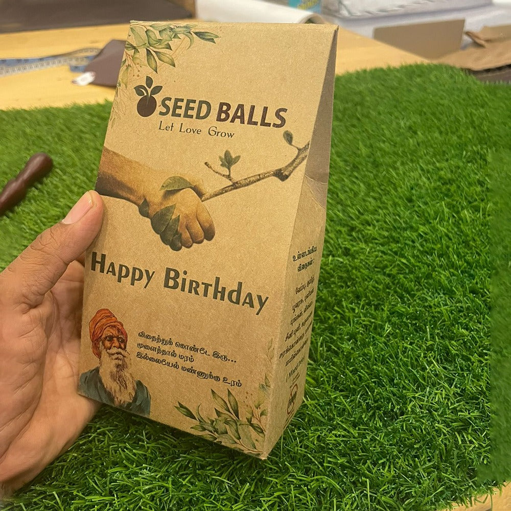 Birthday Seed Balls, Pack of 50 Mixed Tree Seed Balls