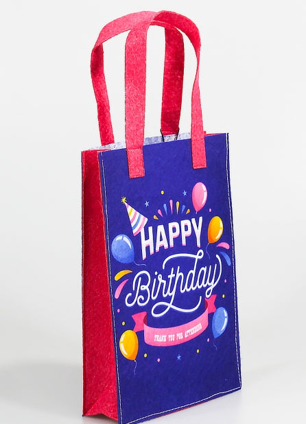 Buy Blue Glitter Birthday Return Gift Bag Online