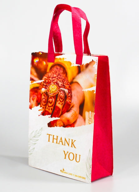 Kalai Jute Bags with Thank You Print | Reusable Bag | Top Velcrow | Return  Gifts | Thamboolam Bags | Wedding Return Gifts | Multicolor 8 * 10 * 4  inches (100) : Amazon.in: Home & Kitchen