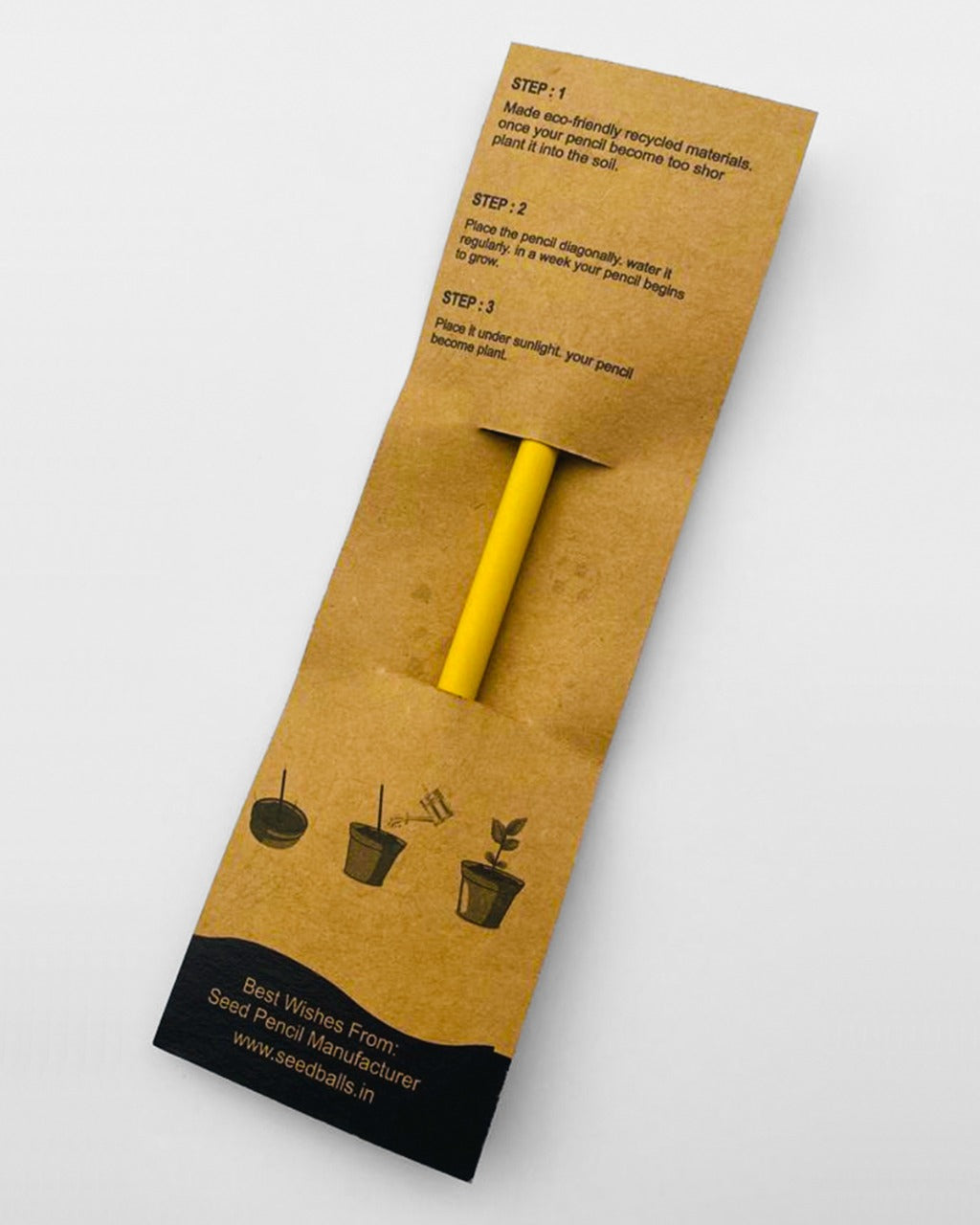 pencils with plant seeds Plantable Seed Pencils – Eco-Friendly, Biodegradable, with Herb or Flo – seedballs