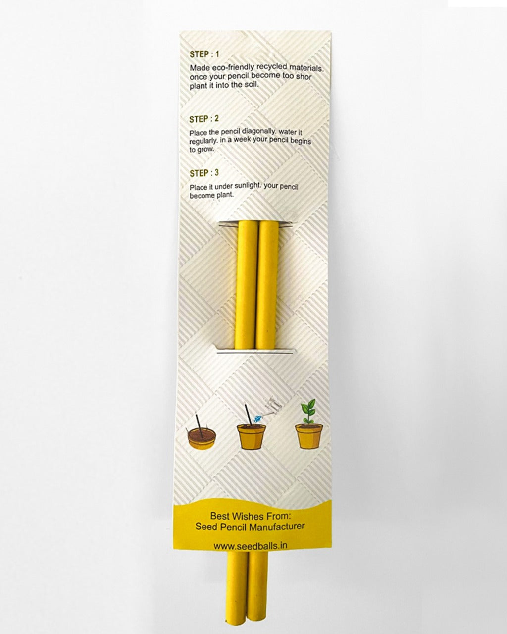 Plantable Seed Pencil - Customize - MOQ 500