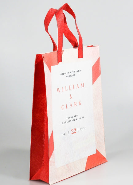 Small Red Paper Gift Bag 5 14in x 8 14in  Party City