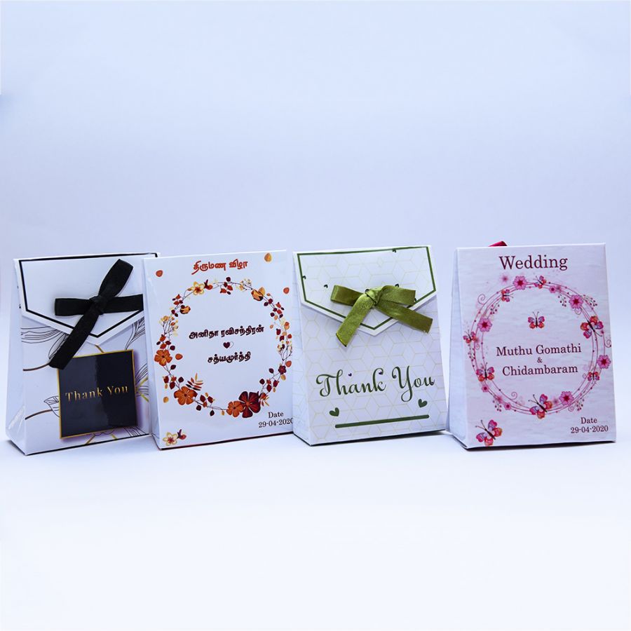 PSI Wedding Theme Personalized Return Gift Bag | Marriage Decorations –  Party Supplies India