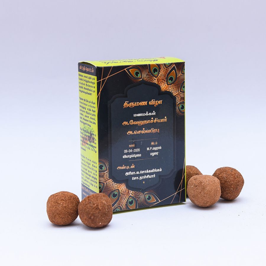 Customize - Wedding Return Gift, Pack of 6 seedballs
